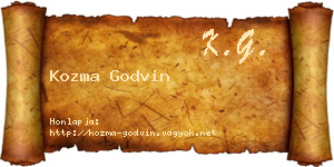 Kozma Godvin névjegykártya